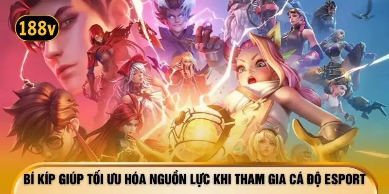 Bí kíp giúp tối ưu hóa nguồn lực khi tham gia cá độ Esport
