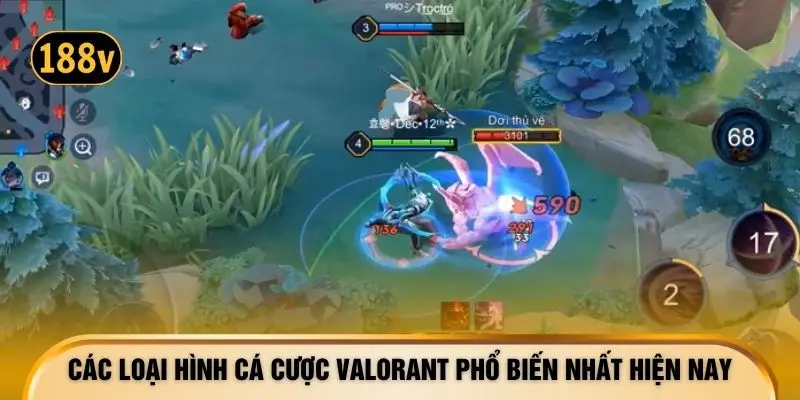 Các loại hình cá cược Valorant phổ biến nhất hiện nay