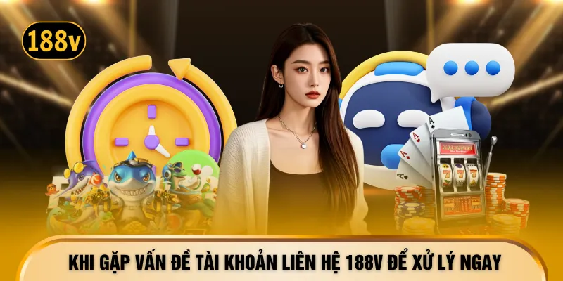 Khi gặp vấn đề tài khoản liên hệ 188V để xử lý ngay
